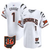 Cincinnati Bengals Ja'Marr Chase Vapor Premier Limited Baseball Jersey - All Stitched - White