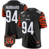 Cincinnati Bengals Sam Hubbard Stripes Vapor Limited Jersey - All Stitched - Black
