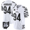 Cincinnati Bengals Sam Hubbard Stripes Vapor Limited Jersey - All Stitched - White