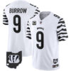 Cincinnati Bengals Joe Burrow Stripes Vapor Limited Jersey - All Stitched - White