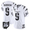 Cincinnati Bengals Joe Burrow Special Vapor Limited Jersey - All Stitched - White Limited