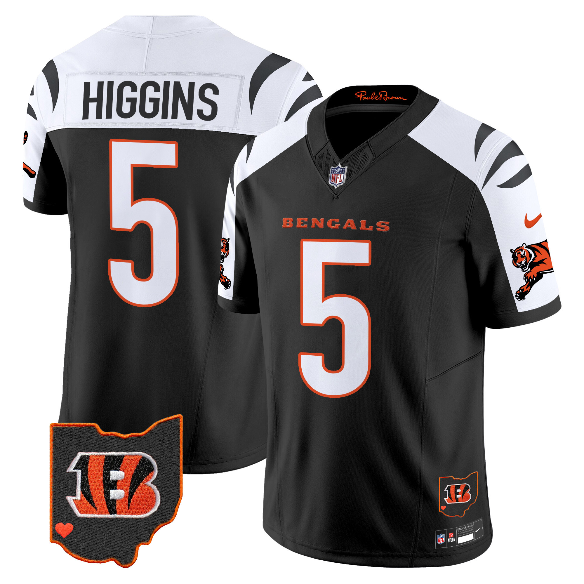 Cincinnati Bengals Tee Higgins 2026 Vapor Limited Jersey - All Stitched - Alternate