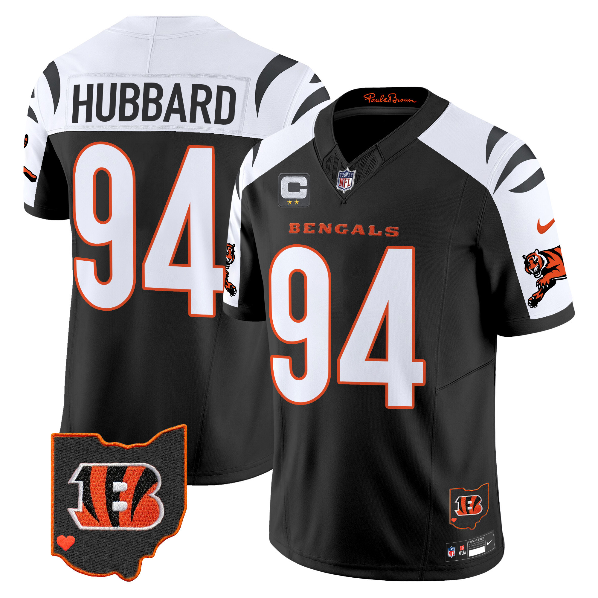 Cincinnati Bengals Sam Hubbard 2026 Vapor Limited Jersey - All Stitched - Alternate
