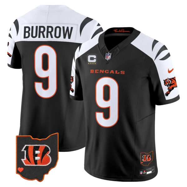 Cincinnati Bengals Joe Burrow 2026 Vapor Limited Jersey - All Stitched - Alternate