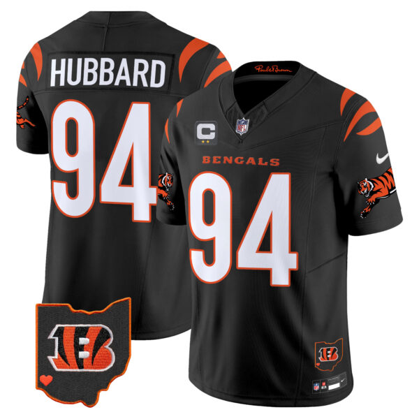 Cincinnati Bengals Sam Hubbard 2026 Vapor Limited Jersey - All Stitched - Black