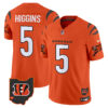 Cincinnati Bengals Tee Higgins 2026 Vapor Limited Jersey - All Stitched - Orange