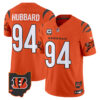 Cincinnati Bengals Sam Hubbard 2026 Vapor Limited Jersey - All Stitched - Orange