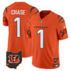 Cincinnati Bengals Ja'Marr Chase 2026 Vapor Limited Jersey - All Stitched - Orange