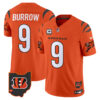 Cincinnati Bengals Joe Burrow 2026 Vapor Limited Jersey - All Stitched - Orange