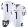 Cincinnati Bengals #1 Team 2026 Vapor Limited Jersey - All Stitched - White Limited