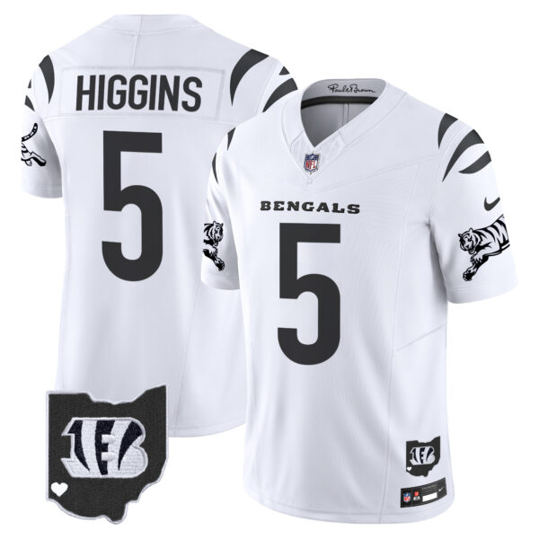 Cincinnati Bengals Tee Higgins 2026 Vapor Limited Jersey - All Stitched - White Limited