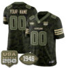 Cleveland Browns 2026 Salute to Service Vapor Custom Jersey - All Stitched - Camo