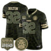 Kansas City Chiefs Nick Bolton 2026 Salute to Service Vapor Jersey - All Stitched - Camo