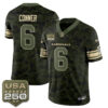 Arizona Cardinals James Conner 2026 Salute to Service Vapor Jersey - All Stitched - Camo