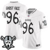 Las Vegas Raiders Ghost Face Ghost Face Edition Vapor Jersey - All Stitched - White