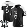 Las Vegas Raiders AJ Cole Ghost Face Edition Vapor Jersey - All Stitched - Alternate