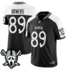 Las Vegas Raiders Brock Bowers Ghost Face Edition Vapor Jersey - All Stitched - Alternate