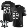 Las Vegas Raiders Brock Bowers Ghost Face Edition Vapor Jersey - All Stitched - Black