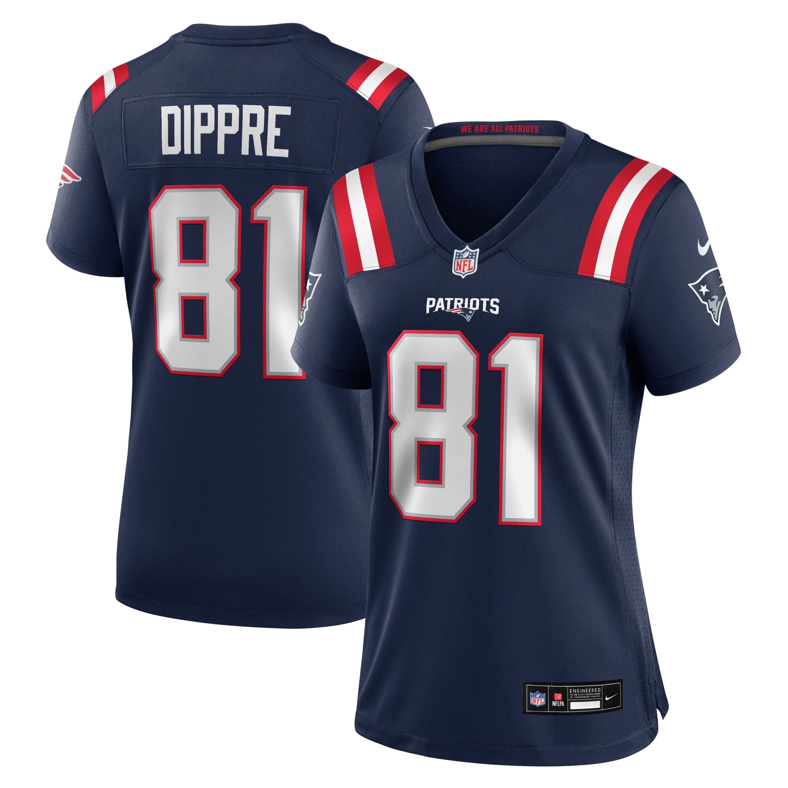 Women's New England Patriots CJ Dippre Vapor Limited Jersey - Navy
