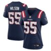Women's New England Patriots Jared Wilson Vapor Limited Jersey - Navy
