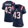 Women's New England Patriots Bradyn Swinson Vapor Limited Jersey - Navy