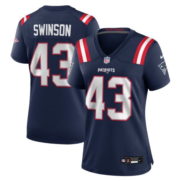 Women's New England Patriots Bradyn Swinson Vapor Limited Jersey - Navy