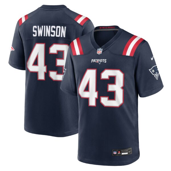 New England Patriots Bradyn Swinson Vapor Limited Jersey - Navy