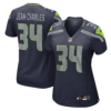 Women's Seattle Seahawks Shemar Jean-Charles Vapor Limited Jersey - All Stitched - Navy