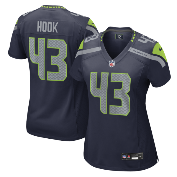 Women's Seattle Seahawks Maxen Hook Vapor Limited Jersey - All Stitched - Navy