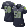 Women's Seattle Seahawks Jared Ivey Vapor Limited Jersey - All Stitched - Navy