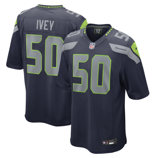 Seattle Seahawks Jared Ivey Vapor Limited Jersey - All Stitched - Navy