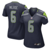 Women's Seattle Seahawks Jalen Milroe Vapor Limited Jersey - All Stitched - Navy