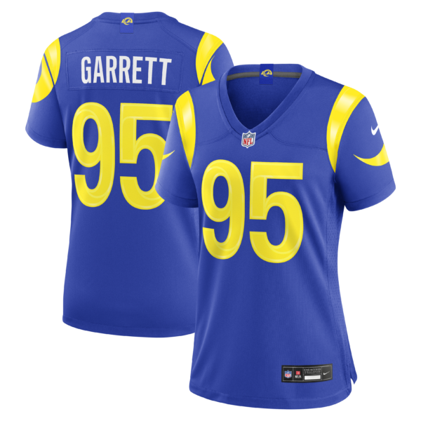 Women's Los Angeles Rams Myles Garrett Limited Jersey - All Stitched - Royal