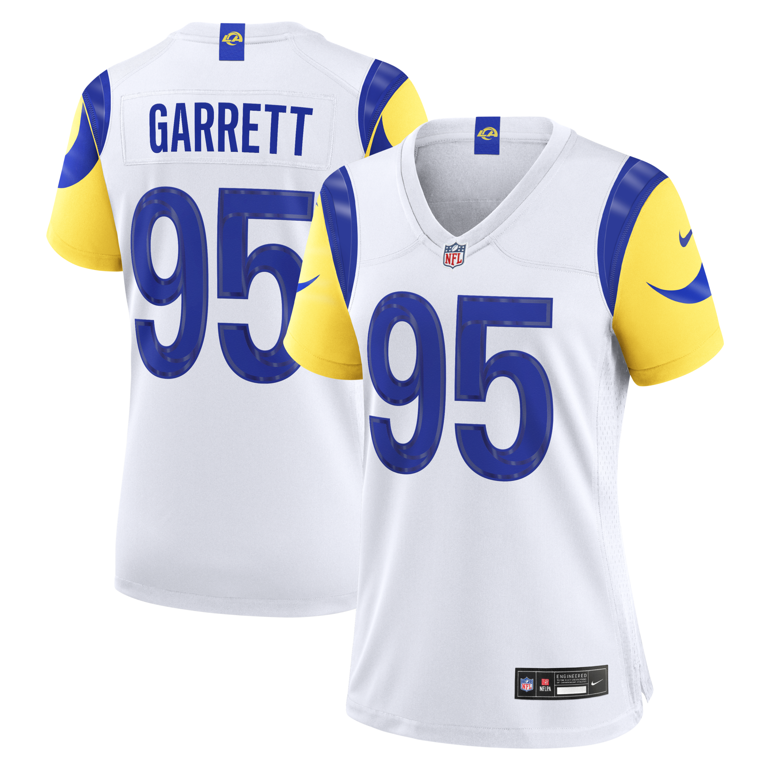 Women's Los Angeles Rams Myles Garrett Collection Limited Jersey - All Stitched - White