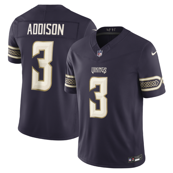 Minnesota Vikings Jordan Addison 2026 Rivalries Vapor Limited Jersey - All Stitched