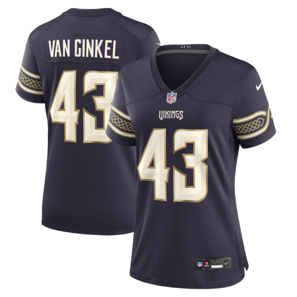 Women's Minnesota Vikings Andrew Van Ginkel 2026 Rivalries Vapor Limited Jersey - All Stitched