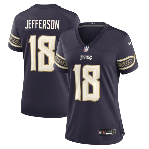 Women's Minnesota Vikings Justin Jefferson 2026 Rivalries Vapor Limited Jersey - All Stitched