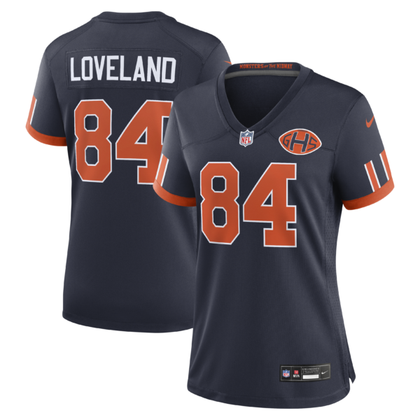 Women's Chicago Bears Colston Loveland Rivalries Vapor Limited Jersey - All Stitched - Navy