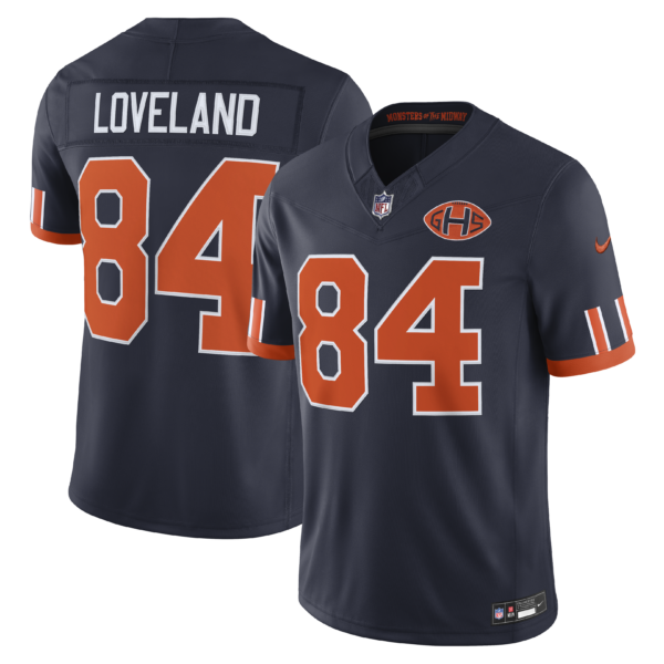 Chicago Bears Colston Loveland Rivalries Vapor Limited Jersey - All Stitched - Navy