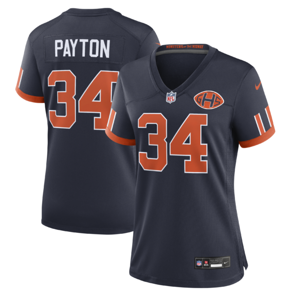 Women's Chicago Bears Walter Payton Rivalries Vapor Limited Jersey - All Stitched - Navy