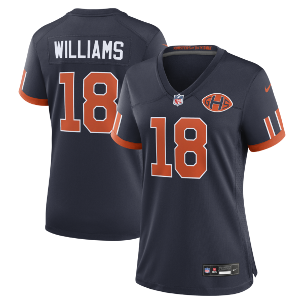 Women's Chicago Bears Caleb Williams Rivalries Vapor Limited Jersey - All Stitched - Navy