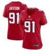 Women's Atlanta Falcons Drake Jackson Vapor Limited Jersey - All Stitched - Red