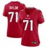 Women's Atlanta Falcons Jawaan Taylor Vapor Limited Jersey - All Stitched - Red