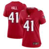 Women's Atlanta Falcons Darren Hall Vapor Limited Jersey - All Stitched - Red