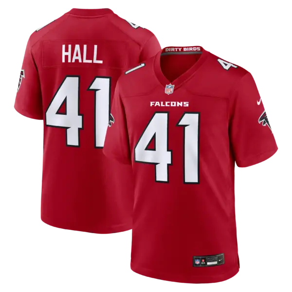 Atlanta Falcons Darren Hall Vapor Limited Jersey - All Stitched - Red