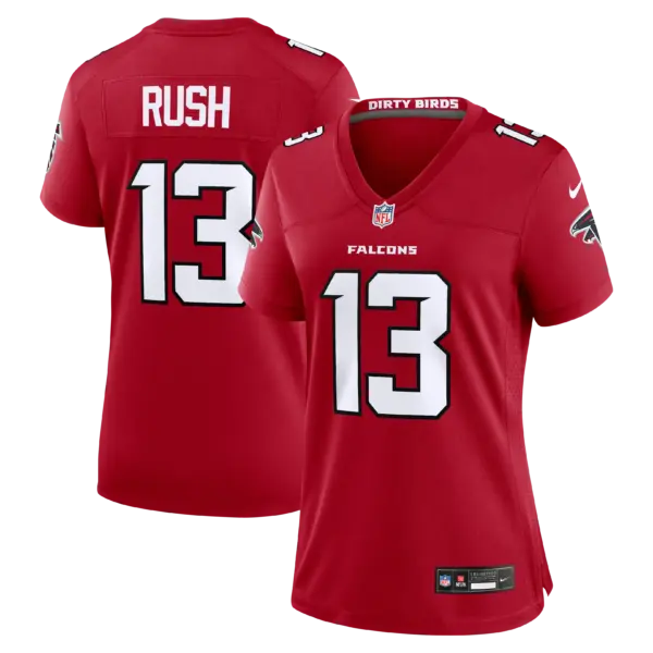 Women's Atlanta Falcons Cooper Rush Vapor Limited Jersey - All Stitched - Red