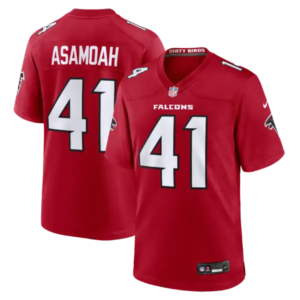 Atlanta Falcons Brian Asamoah Vapor Limited Jersey - All Stitched - Red