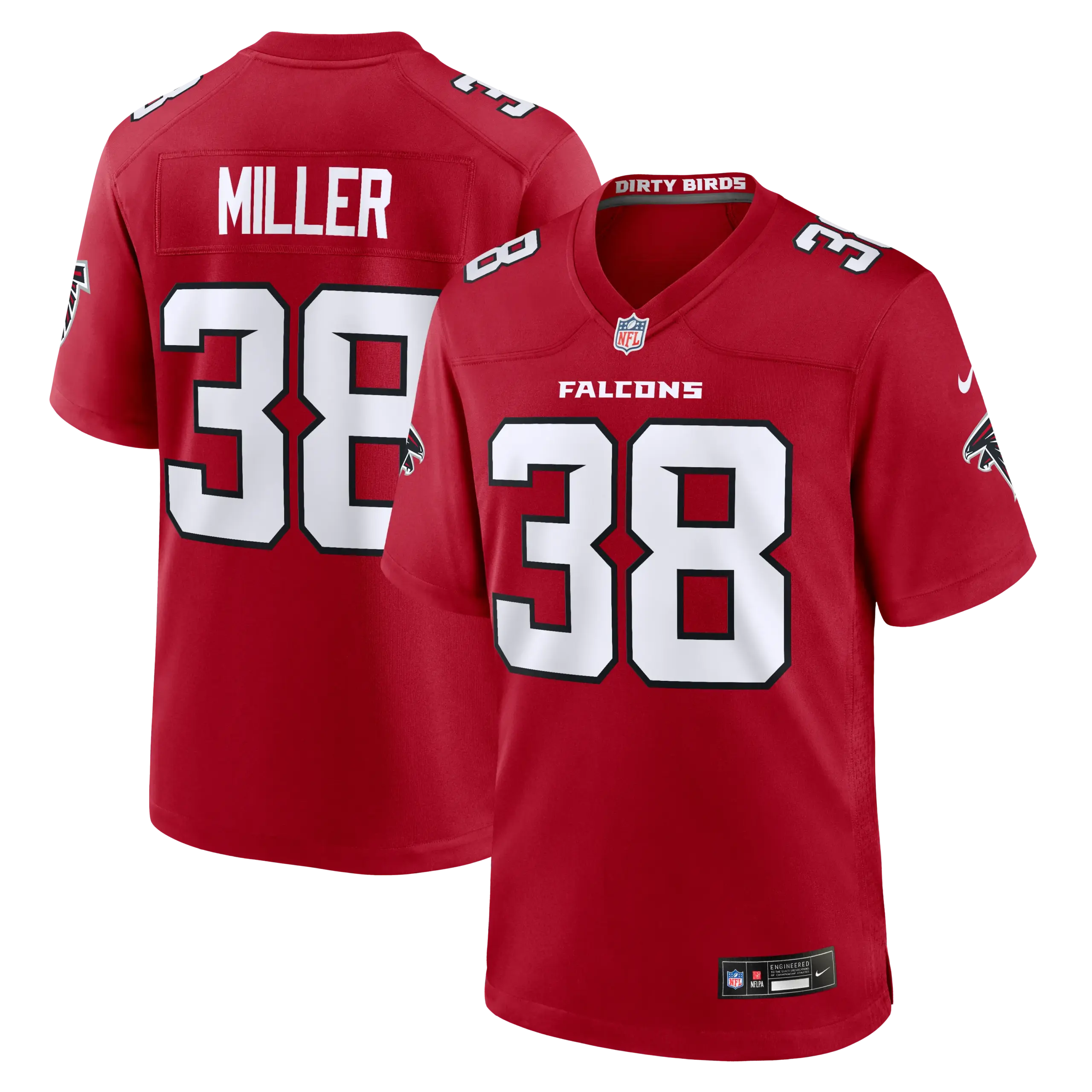 Atlanta Falcons Jam Miller Vapor Limited Jersey - All Stitched - Red