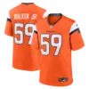 Denver Broncos Johnny Walker Jr Vapor Limited Jersey - All Stitched - Orange
