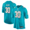 Miami Dolphins Kaytron Allen Vapor Limited Jersey - All Stitched - Aqua